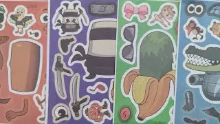 Relaxing Cartoon Sticker Video