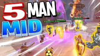 Мы СДЕЛАЛИ 5 ЧЕЛОВЕК СРЕДНЕГО СТАРТА В SMITE!