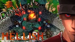 Dungeons 3 Mission 6 Part 2 Hellish Burger's Caravans and CHAOS | Let's play Dungeons 3 Gameplay