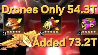Drones 53.4T VS Drones + Sentinel 73.2T: How Crucial Is The Sentinel Boost Wing Fighter Comparisons 