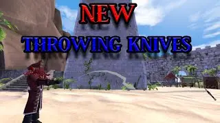 Showcasing the new throwing axe rework and knife in Sail VR