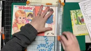 Putting together signatures - Childhood Memories Junk Journal