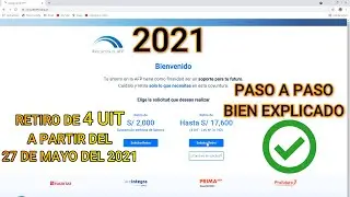 Retiro de AFP 4 UIT 2021 &iquest;C&oacute;mo presentar la solicitud? Bien Explicado Paso a Paso
