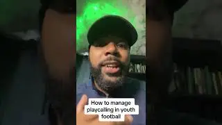How to manage play calling in youth football