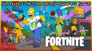 The flaming Moe Springfield Island LIVE | Fortnite