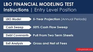 LBO Case Study Instructions | Entry Level Position in Private Equity