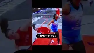 @caitlinclark22 with the flip of the year! Did you think @angelreese5 shoved her that hard?! #wb