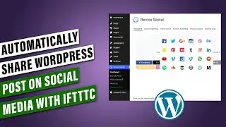 How to automatically share WordPress post on social media with IFTTTc
