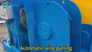 Double Hook Double Side Tire Wire Puller Wire Drawing Machine Tire De-beader.