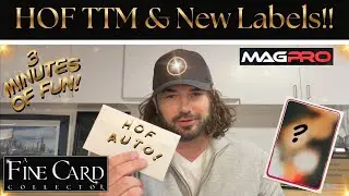 Вторник TTM: Автоматический возврат HOF и мои новые этикетки MagPro!
