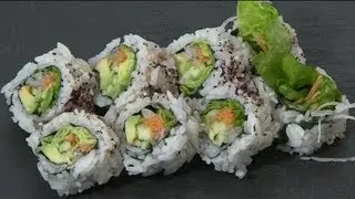 Video Receta: Como preparar Maki vegetariano.  Cocina japonesa