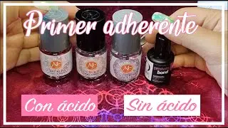 PRIMER ADHERENTE para UÑAS acrílicas CON ÁCIDO o SIN ÁCIDO | ¿Cuál es mejor?