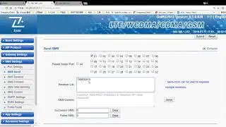 sms gateway RJ45 ethernet for receive and send sms