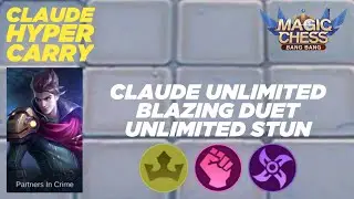 CLAUDE HYPER CARRY PAKAI CRYSTAL EMPIRE DAN WRESTLER - MAGIC CHESS INDONESIA