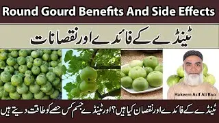 | Round Gourd Benefits And Side Effects | Tinday Ke Faidy Aur Nuqsanaat