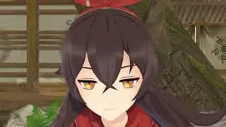 【Amber】 POV Kiss Me Amber ~ (￣▽￣*)ゞ - 【Genshin Impact】MMD Animation #genshinimpact #amber #mmd