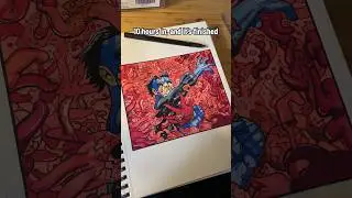 Reminder of how long this takes! #drawing #invincible #artprocess #shorts
