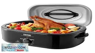 VEVOR Electric Roaster Oven 24 QT Turkey Roaster Oven with Self Basting Lid