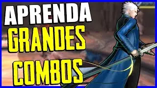 Como Fazer COMBOS em Devil May Cry 3 com VERGIL - Todos os Ataques e Como COMBAR - DMC3