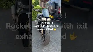 ￼ triumph rocket 3r  the beast fitted with the ixil exhaust 👌what the beast needed !!