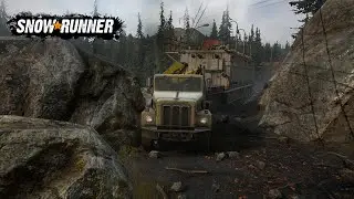 SnowRunner - Big Construction Rig Semi Trailer | Logitech G29 Gameplay