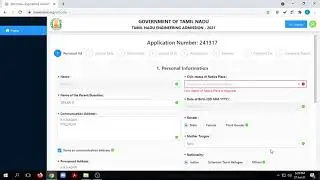 TNEA 2021 Online Application Registration Procedure | All 10 Steps Explained