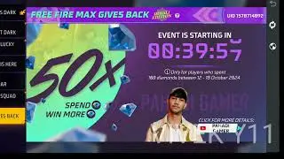 HOW TO WIN 50000 DIAMONDS IN FREE FIRE | 50X DIAMOND EVENT | 50 X DIAMOND EVENT IN FREE FIRE