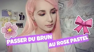🌸 PASSER DU BRUN AU ROSE PASTEL A LA MAISON : Décoloration ~ Toner ~ Recoloration 🌸