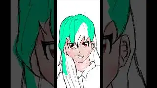 Anime Drawing Tutorial | Digital Art Sketchbook | Draw Spark | Sketchbook Drawing #shorts #vira