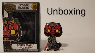 Funko Pin Star Wars #16 Darth Maul Unboxing