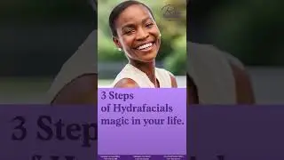 Hydrafacial Magic: 3 Steps to Flawless Skin!#shorts #hydrafacial #beautytips #skincare #flawlessskin