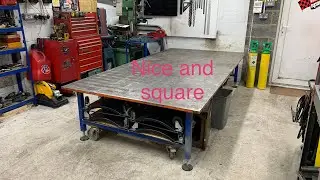 Squaring and levelling up the chassis table