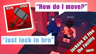 Bullying my friends in Flee the Facility
