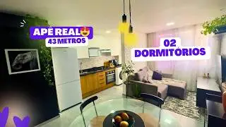 Tour pelo ap&ecirc; VIVAZ de 43m&sup2; do Joabe e do Wes (MARIDOS DO 405) | ⁨@VivazResidencial⁩ ✨