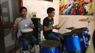 Rolling in the Deep Djembe drum cover