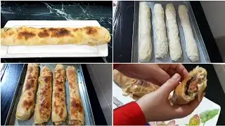 ساندوتش الفطير الشرقي باللحمه (فطيرةالصاروخ) أحلي من المطاعم  😋