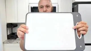 Titanium Cutting Board with Garlic Grater &ndash; Dual-Sided & Durable!