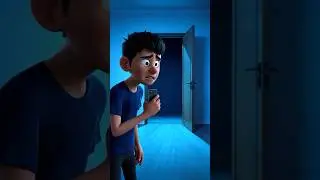 रात 2:59 बजे दरवाज़ा खुला 😨 | 10 Sec Horror Story | Sinister Toons Ai #Shorts