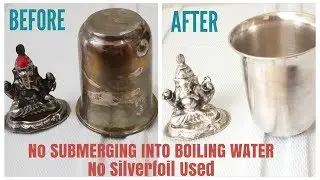 How to Clean Silver Pooja items at Home | एकदम अनोखे तरीके से साफ करें चांदी के भगवान जी