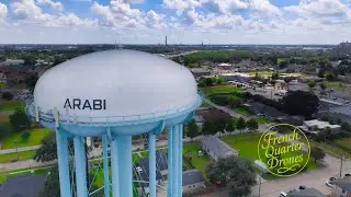 Arabi, Louisiana from Above | Iconic Water Tower Drone Tour | FQD