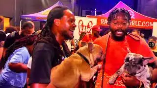 With BJ Owner of Desirable Kennel @ Miami Bully & Exotic Dog Show