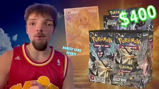$400 ULTRA PRISM BOX OPENING! Hunt for the MOST EXPENSIVE TRAINER CARD! Pok&eacute;mon Pack Opening