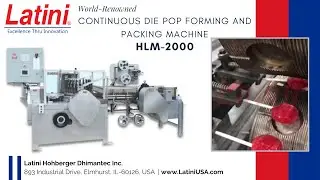 HLM-2000 High-Speed Lollipop Forming and Wrapping Machine | 3D Lollipops Making Machine | LatiniUSA