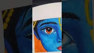 Divine eyes 🥹💙 #shreekrishna #sketch #painting #eyes #art #shortvideo