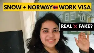 নরওয়ে🇳🇴Work Visa আসল না Fake কিভাবে বোঝা যায়|Norway Snowfall Day|Visa Real Or Fake