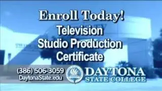 Daytona State College - TV Studio Production Certificate Promo