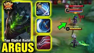 ARGUS FULL CRITICAL BUILD %100 DEADLY EMBLEM AND BUILD 2024 ARGUS META?? - MLBB ARGUS GAMEPLAY