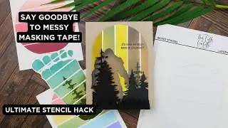 Say Goodbye to Messy Masking Tape! Ultimate Stencil Hack