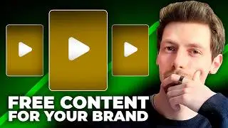 How To Get Free Content For Your Ecom Brand