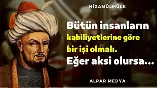 Siyasetname Yazarı Nizamülmülk Devlet Sözleri - Devlete Nizam Getiren Siyaset Felsefesi ve Anlayışı